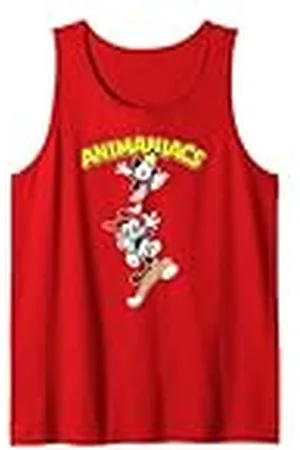 Animaniacs Stacked Yakko Wakko Dot Cartoon Camiseta sin Mangas