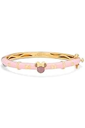 Disney Minnie Mouse BF00431YL – Pulsera para mujer – Plata 925/1000 2,5 g – Vidrio, plata de ley, Plata de ley