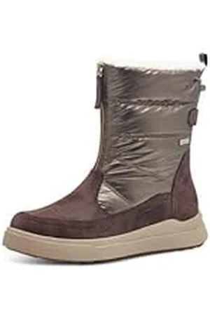 Jana Botas Deportivas de Invierno para Mujer, Vegano, Moda, Mocca Gold, 37 EU