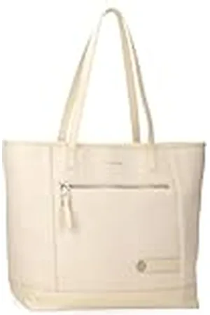 Pepe Jeans Sprig Bolso Tote Portátil 15,6 Pulgadas Beige 34x32x14 cms Piel sintética by Joumma Bags
