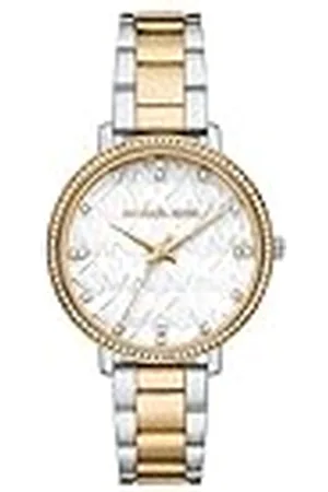 Michael Kors Reloj Analógico para Mujeres de Cuarzo con Correa en Acero Inoxidable MK4918