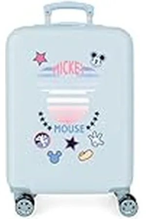 Disney Mickey Mickey Maleta de cabina Azul 38x55x20 cms Rígida ABS Cierre de combinación lateral 34 2 kgs 4 Ruedas dobles Equipaje de Mano