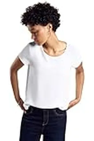 Street one A321755 Camiseta de Mezcla de Materiales, Women