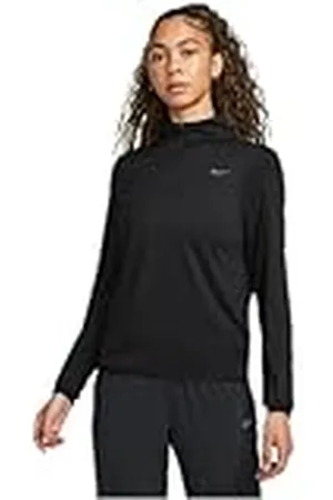 Nike FB4316-010 W NK Swift ELMNT DF UV HZ Top Sweatshirt Mujer Tamaño S