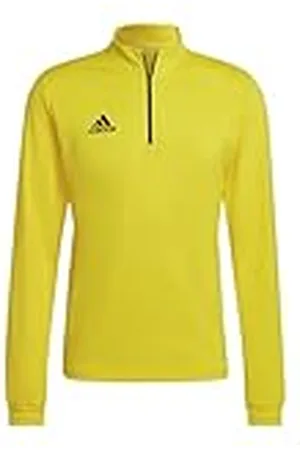 adidas Entrada 22 Training Top Camisa de Entrenamiento para Hombre, Team Yellow/Black, XL Long