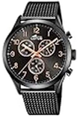 Lotus Reloj Cronógrafo para Hombre de Cuarzo con Correa en Acero Inoxidable 18639/1
