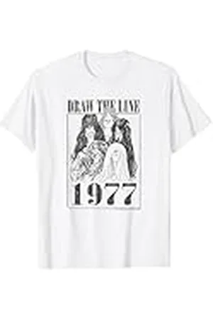 Aerosmith Dibuja la línea 1977 Camiseta