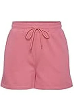 Pieces® Pcchilli Summer HW Pantalones Cortos Noos, Rosa Intenso, L para Mujer