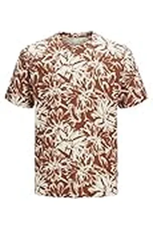 JACK & JONES Jorsplit Aop tee SS Crew Neck Pls, , XXXL Hombres