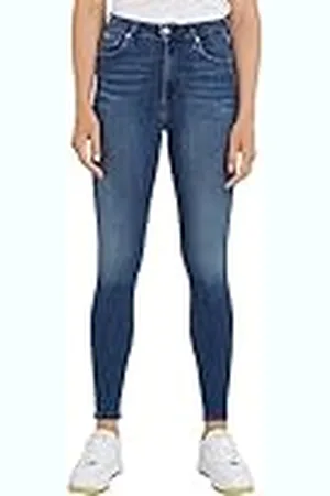 Tommy Hilfiger Sylvia HR Super SKNY NNMBS DW0DW09215 Pantalones de Mezclilla, , 32W / 28L para Mujer