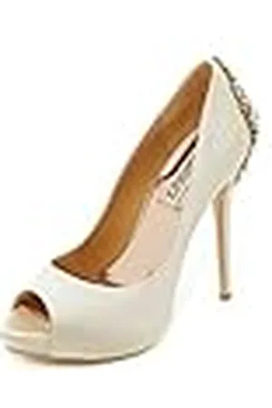 Badgley Mischka Sandalias Kiara de plataforma para mujer, Beige (Ivory), 8.5 B(M) US