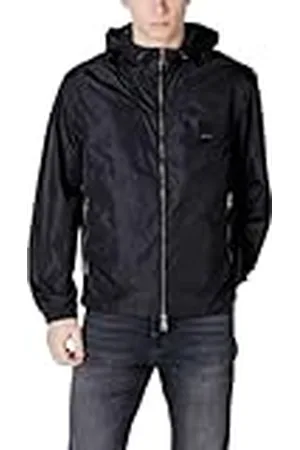 Armani Exchange Icon Project, Logo Embossed Patch Chaqueta, , M para Hombre