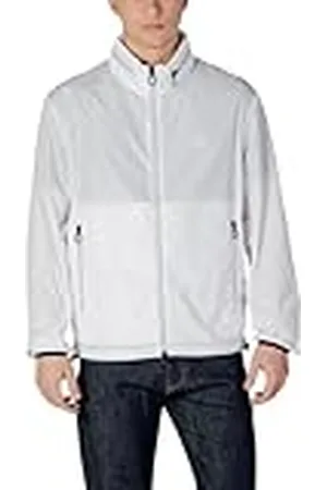 Armani Exchange Lightweight Zip-up Hooded Windbreaker Jacket Rompevientos, , M Hombres