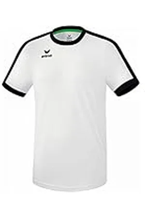 Erima Maglietta unisex per bambini Retro Star, Unisex - Bambini, T-shirt, 3132121, bianco / nero, 164