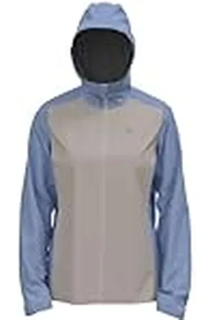 Odlo Aegis 2.5l Waterproof Chubasquero, Blue Heron-Silver Cloud, Extra-Small para Mujer