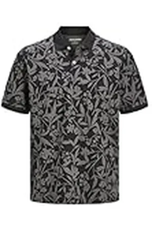 JACK & JONES Jjjeff Monochrome AOP Polo SS, , L Hombres