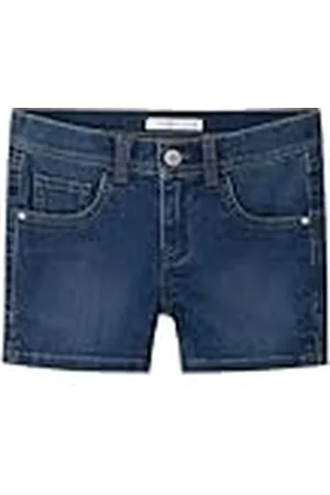 NAME IT Shorts Nkfsalli Slim Dnm 3398-Ic TB-Pantalones Cortos, , 152 para Niñas