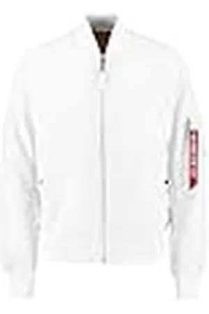 Alpha Industries MA-1 TT Chaqueta Bomber, Blanco (White-09), S para Hombre