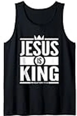 Sacred Jesús Es Rey Biblia Escritura Verso Cita Cristiano Camiseta sin Mangas