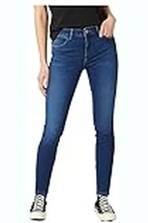 Wrangler Vaqueros ajustados para mujer, amor auténtico, 40W / 32L