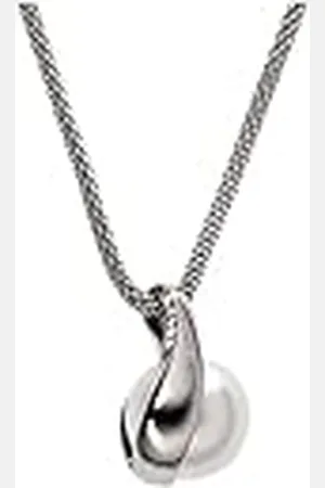 Skagen Collar Para Mujer Agnethe, 2.01 Cm X 0.35 Cm Colgante Collar De Malla De Acero Inoxidable Plateado, SKJ0089040