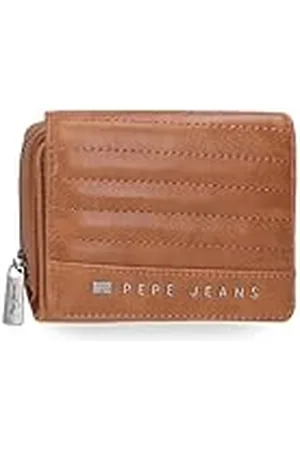 Pepe Jeans Biker Billetero con Monedero 10x8x3 cms Poliéster con Detalles en Piel Sintética by Joumma Bags