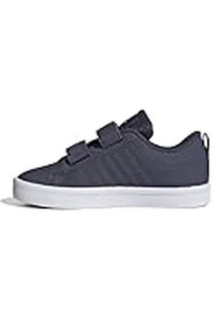 adidas VS Pace 2.0 Hook and Loop Shoes Kids, Zapatos, Navy/Cloud White/Core Black, 28.5 EU