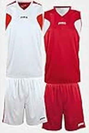 Joma Set Basket Reversible BCO Jersey+Short Equipación de Baloncesto, Hombre, , 6-8