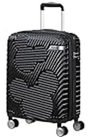 American Tourister Mickey Clouds, Spinner S, Expandible Hand Luggage, 55 cm, 38/45 L, Black