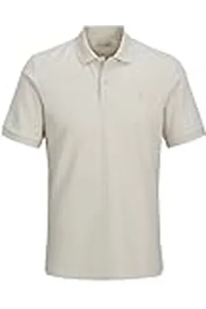 JACK & JONES Jjeaustin Polo SS Noos, Moonbeam, 3XL Hombres