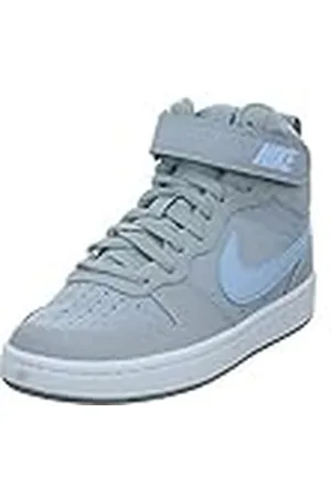 Nike Court Borough Mid 2 EP GS, Zapatillas Deportivas, Wolf Grey/Celestine Blue/White, 36 EU