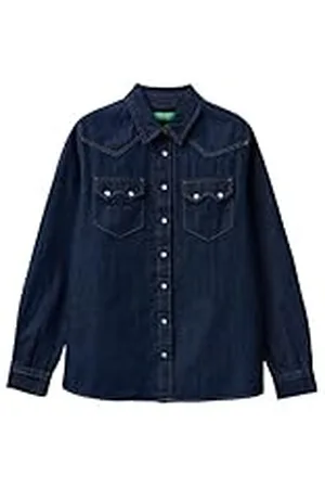 Benetton Camicia 5rzkdq06t Camisa, , XXS Mujeres