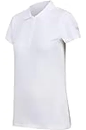Regatta Sinton - Polo Deportivo De Algodón Coolweave T-Shirts/Polos/Vests, Mujer, White, 12