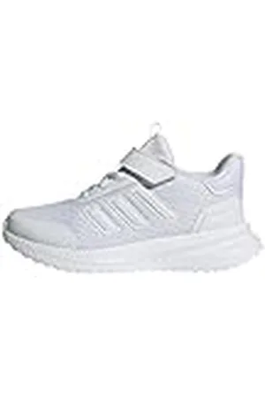 adidas X_PLR Hook and Loop Shoes Kids, Zapatillas para Correr, Cloud White/Cloud White/Grey One, 31 EU