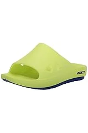 Skechers Sandalias Go Recover Refresh para hombre, amarillo/azul, 42 EU