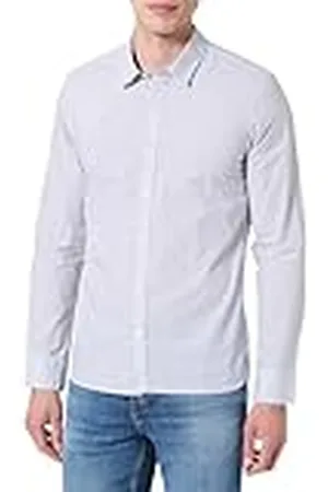 Teddy Smith Cartón Ml Camisa de Vestir, , L para Hombre