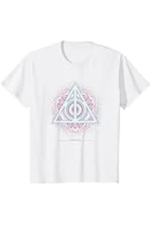 Harry Potter Niños Neon Deathly Hallows Camiseta Camiseta