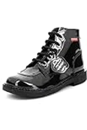 Kickers Kick Col Botas Unisex, Negro (Noir Vernis Perm 83), 34 EU