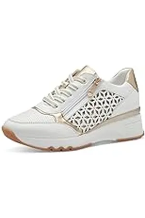 Marco Tozzi Damen, Sneaker, Feel ME Fußbett,Wechselfußbett, weiches Innenfutter, 2-23721-42, Zapatillas Mujer, Color , 36 EU