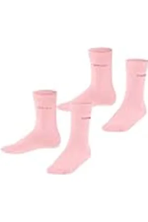 Falke ESPRIT Foot Logo Multipack K So algodón lisos 2 pares, Calcetines Unisex niños, , 31-34