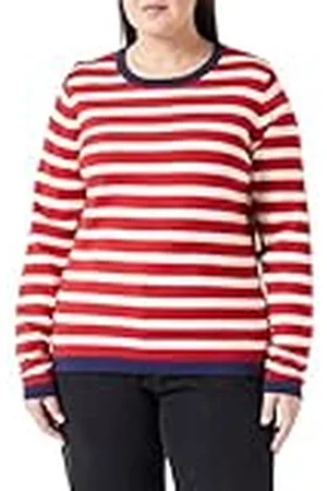 Blonda Jersey de Punto para Mujer 15426731-bl01, Rojo, Multicolor, XL Sudadera
