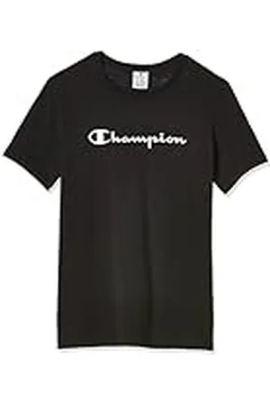 Champion Legacy-Classic Logo S/S Camiseta, , M para Mujer