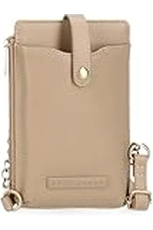 Pepe Jeans Elia Bandolera Portamóvil Beige 9,5x16,5 cms Piel sintética by Joumma Bags