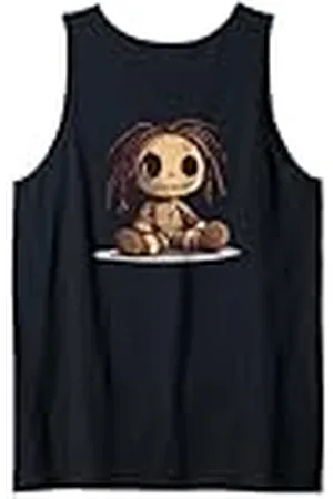 Tshirt Shirt T-Shirt Pullover Hoodie Sweater Style #snirt - Muñeca de vudú con rizos rasta Camiseta sin Mangas