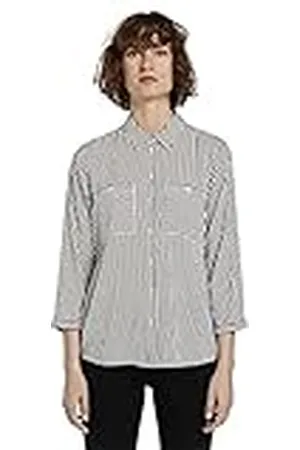 TOM TAILOR Señoras Camisa de rayas 1021098, , 40