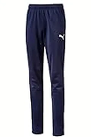 PUMA Liga Training, Pantalones para Niños, Azul (Peacoat- White), 176