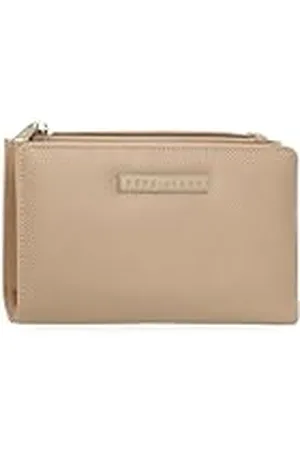 Pepe Jeans Elia Cartera con Tarjetero Beige 17x10x2 cms Piel sintética by Joumma Bags