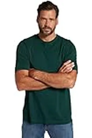 JP 1880 Camiseta, básica, Cuello Redondo, algodón Peinado, hasta la Talla 8 XL 6XL 702558442-6XL