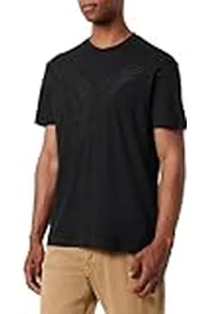 Armani Exchange Large Embroidered Eagle Regular Fit Cotton Jersey Camiseta, , S Hombres