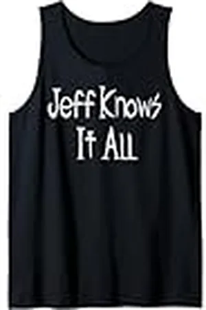 Buy Cool Shirts Jeff lo sabe todo Camiseta sin Mangas